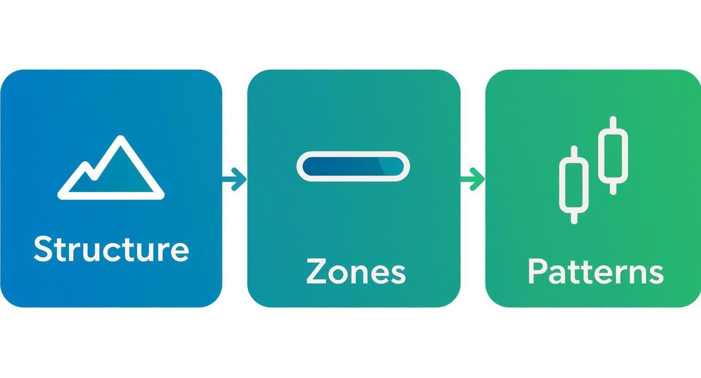 Infographic about price action strategy