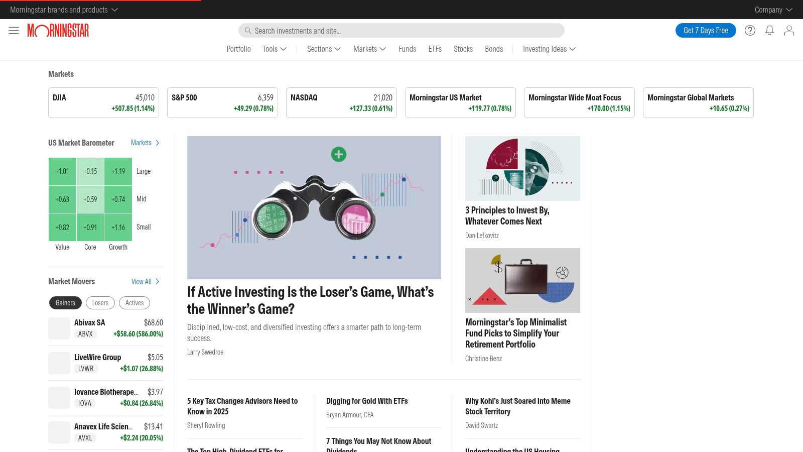 Morningstar Portfolio Manager