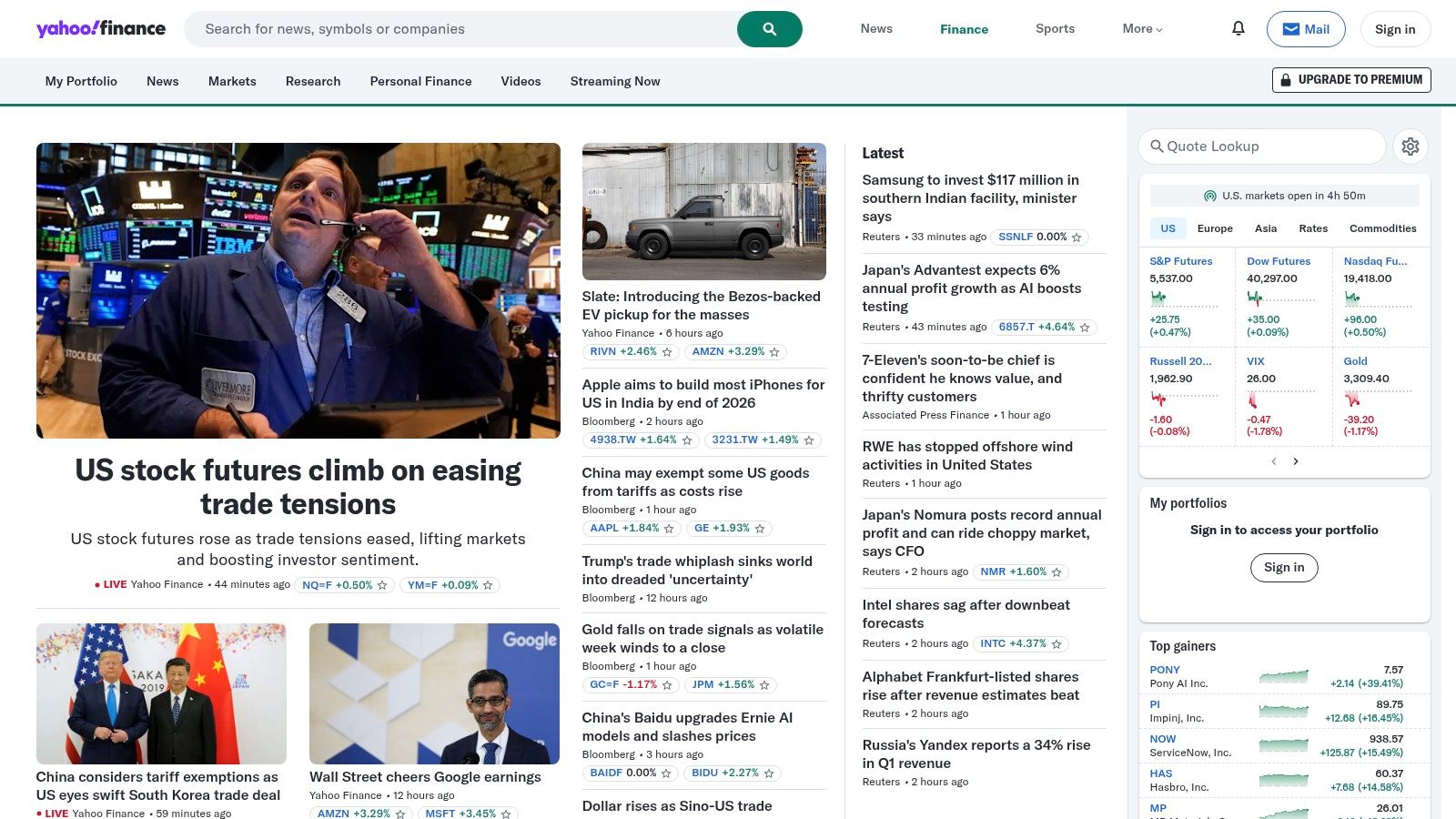 Yahoo Finance