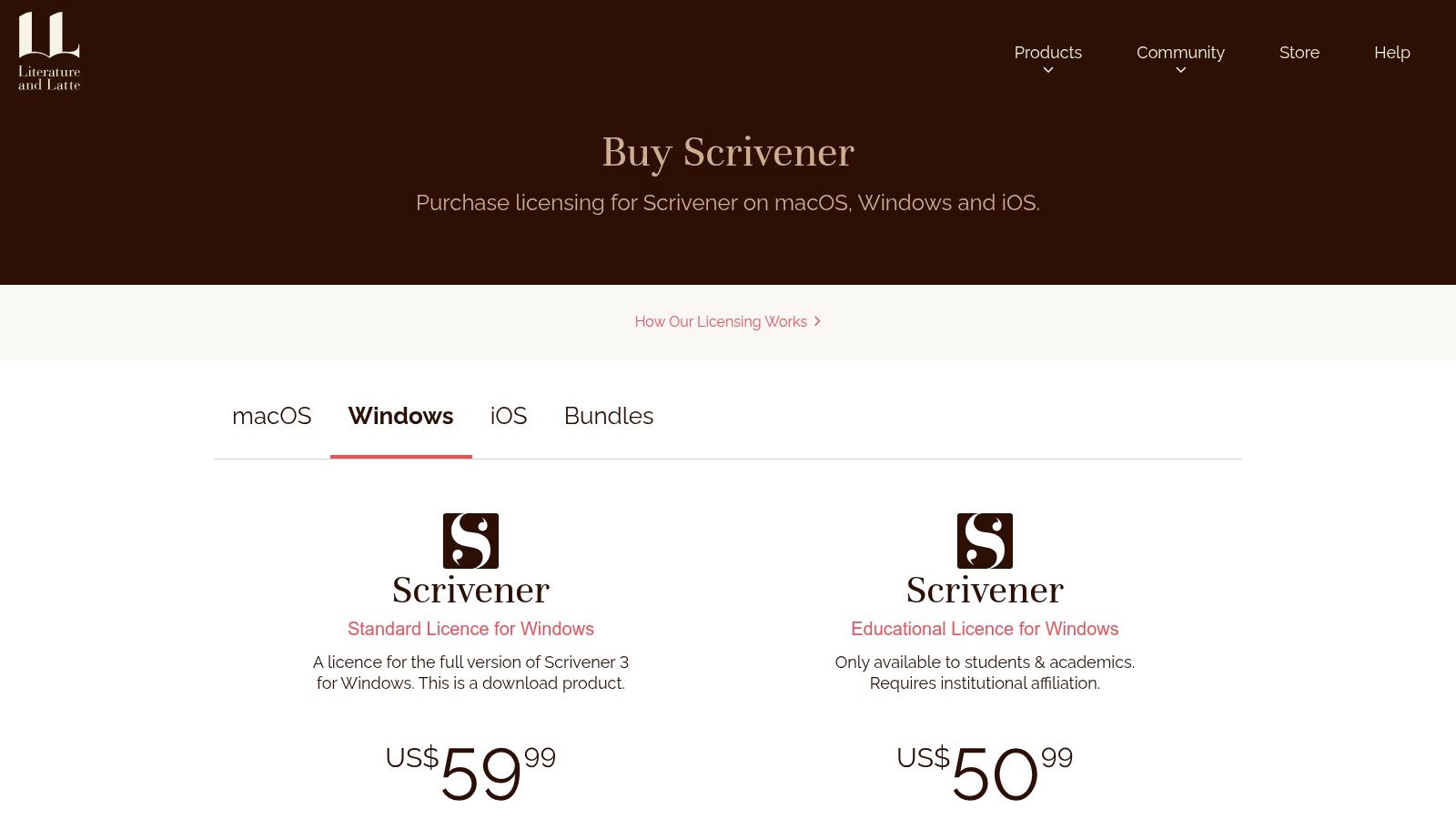 Scrivener (Literature & Latte)