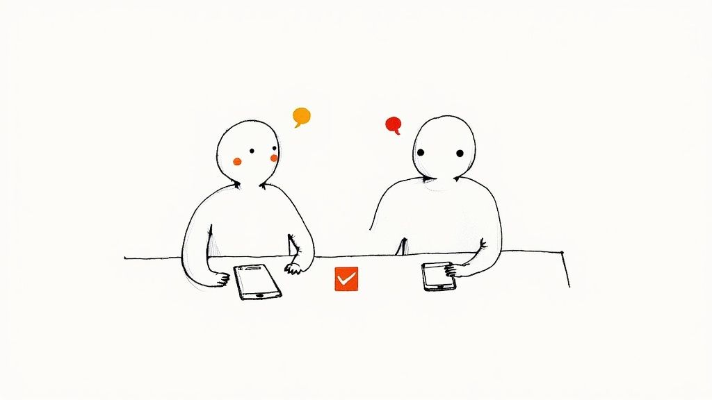 Two students studying together and giving each other a high-five, looking motivated.