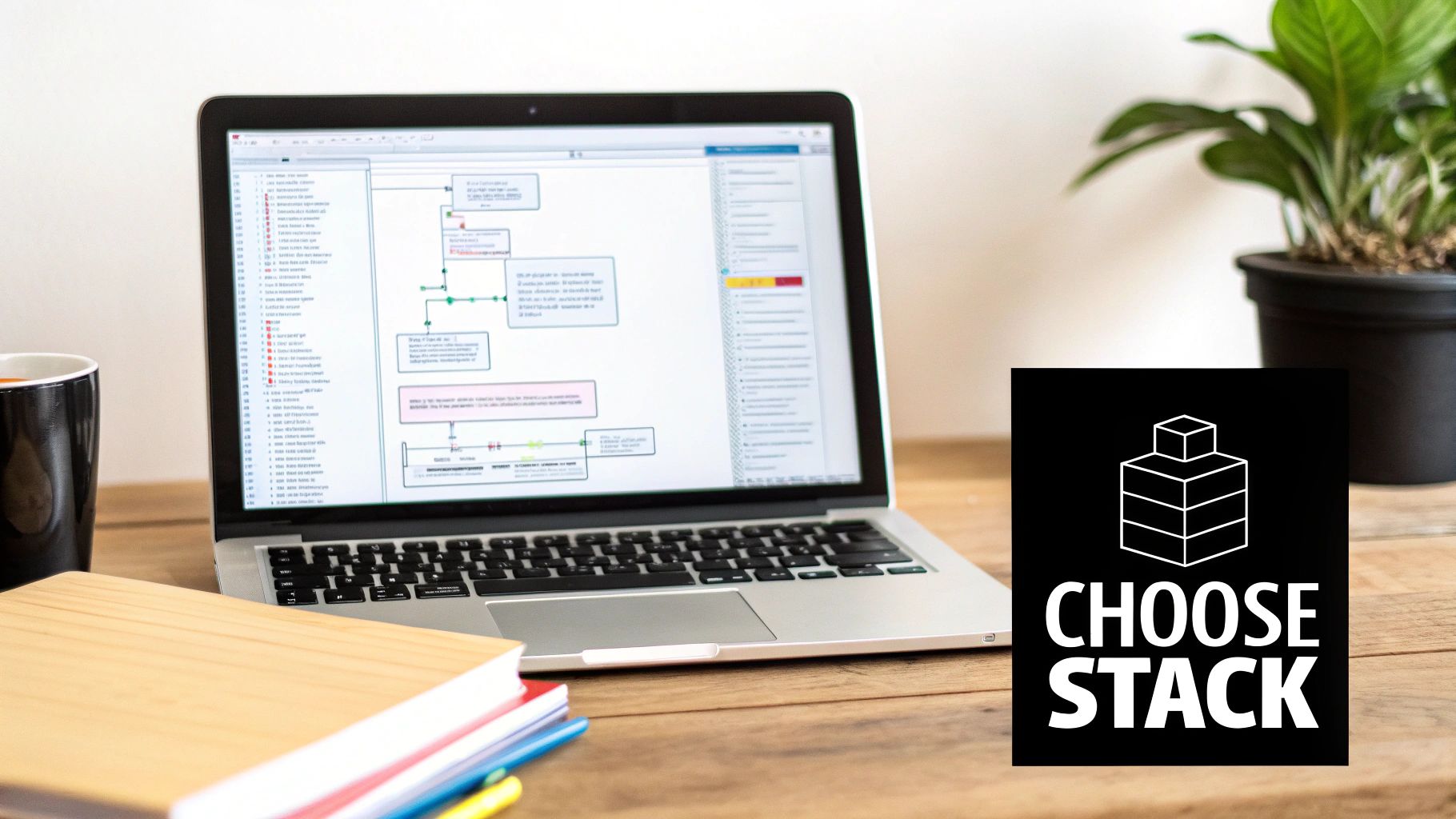 A team collaborating around a new product with sticky notes and diagrams.