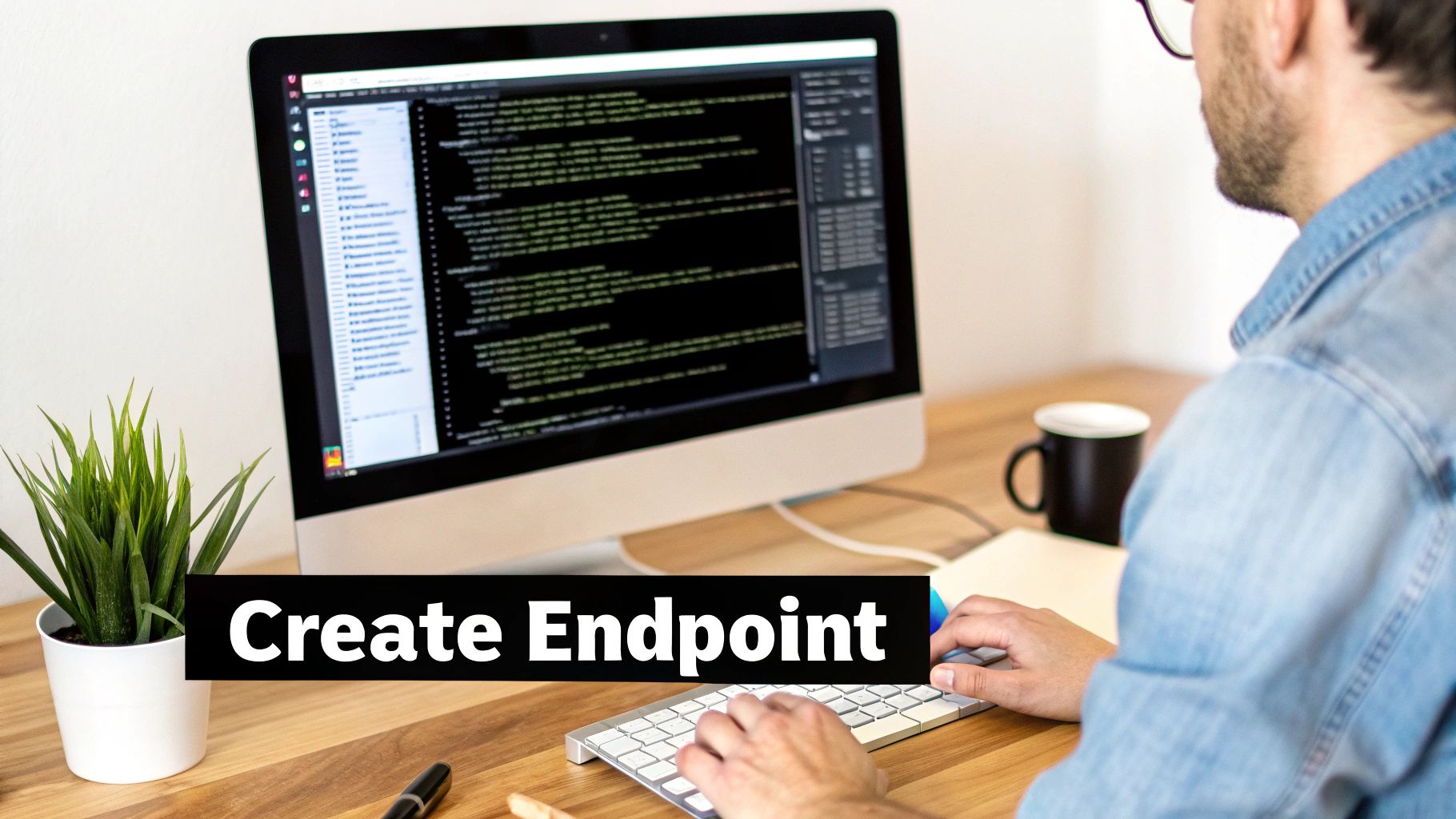 A diagram showing API integration between a server and various client applications like mobile and web.