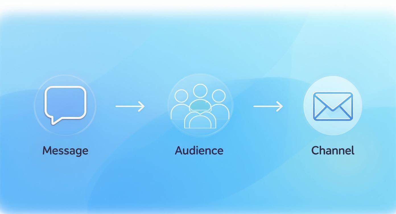 Infographic about sample project communication plan