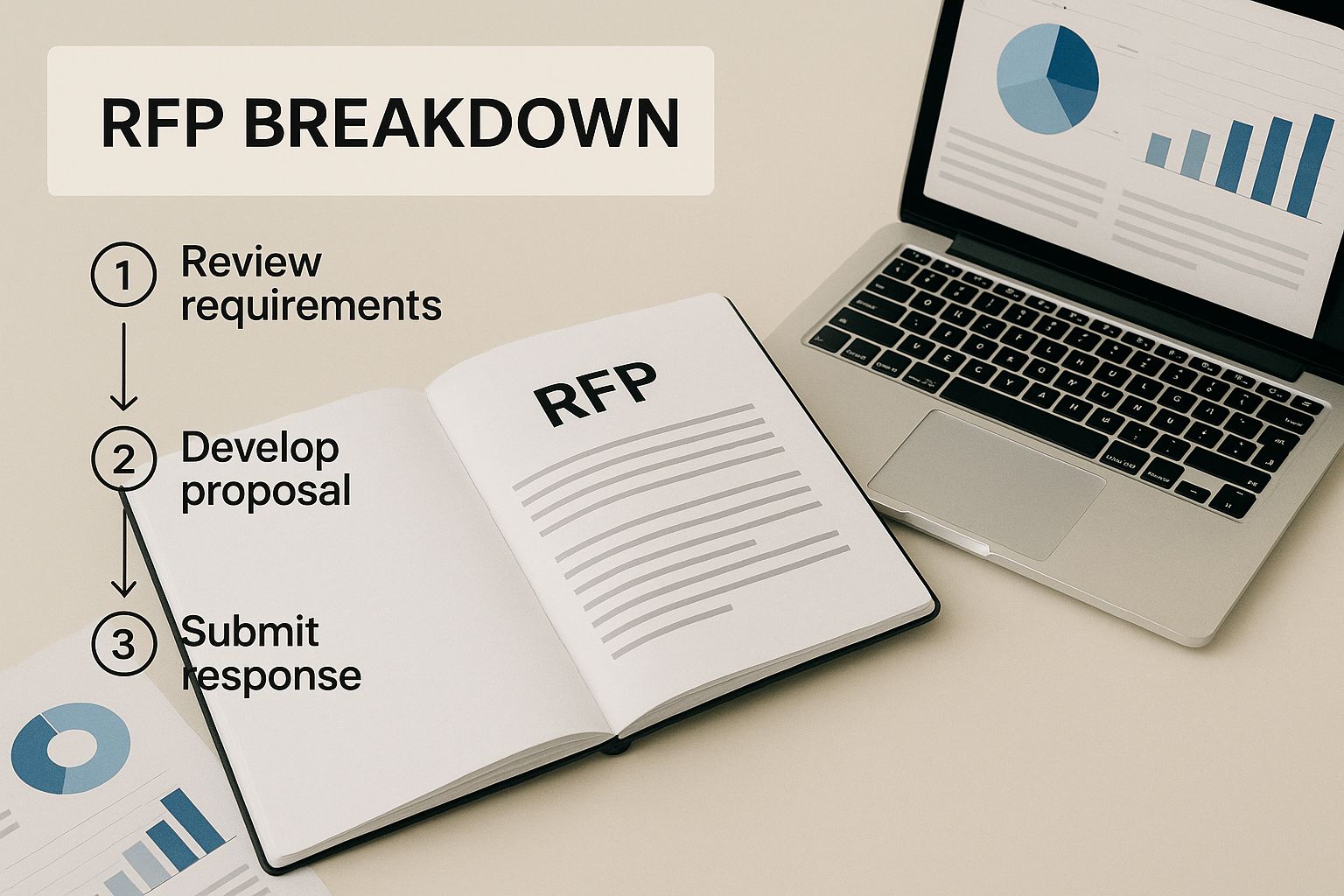 Infographic about rfp for software template