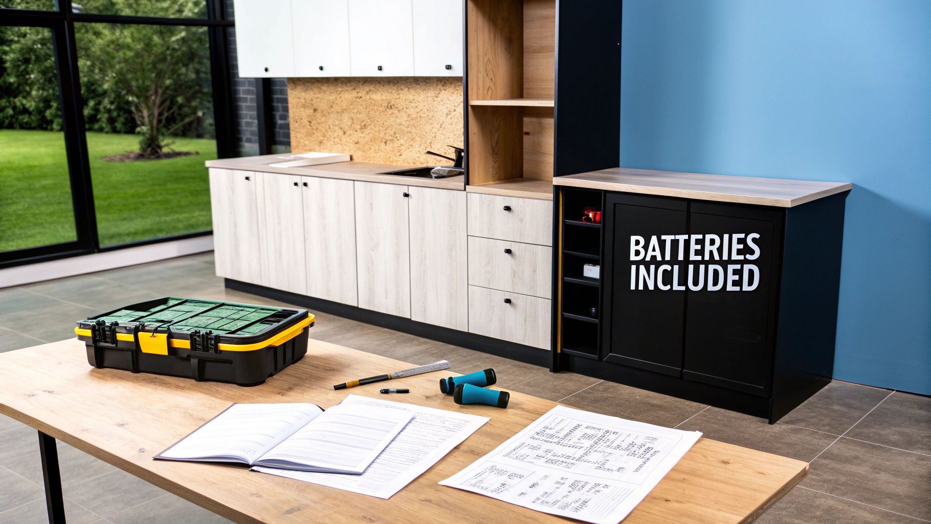 A modern workspace with a laptop displaying the Django logo, representing web development