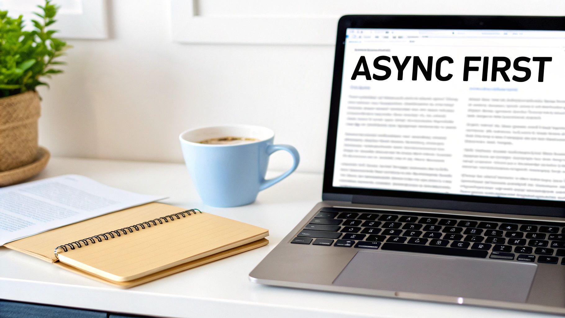 Asynchronous Communication First