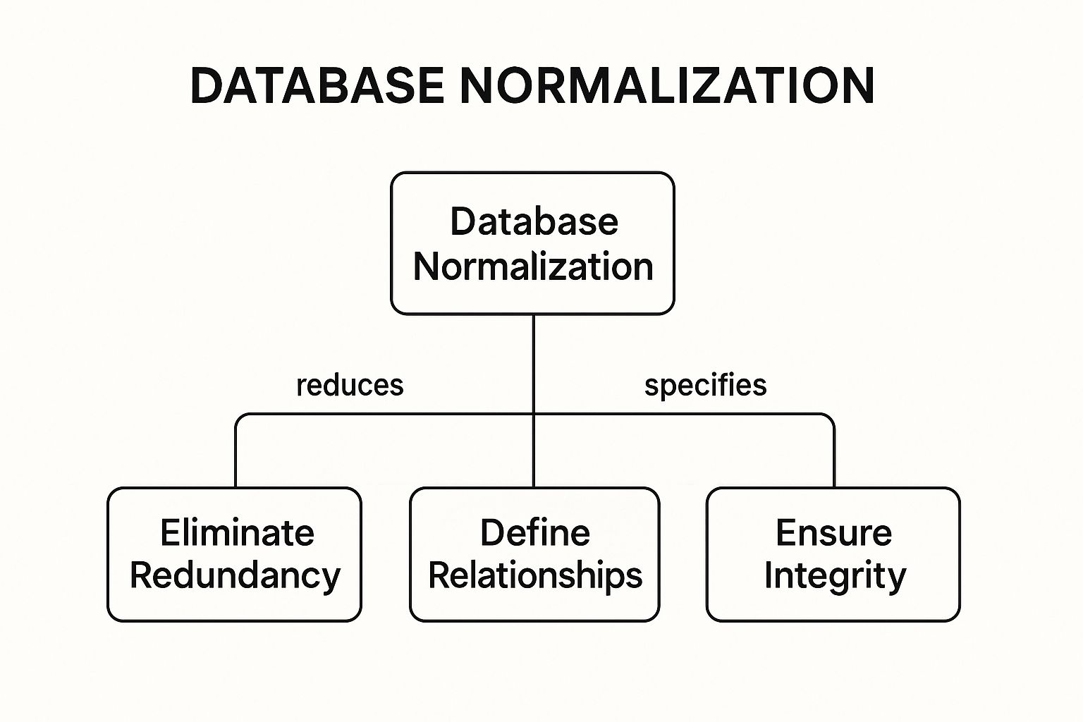 Infographic showing key data about Normalize Your Database Structure