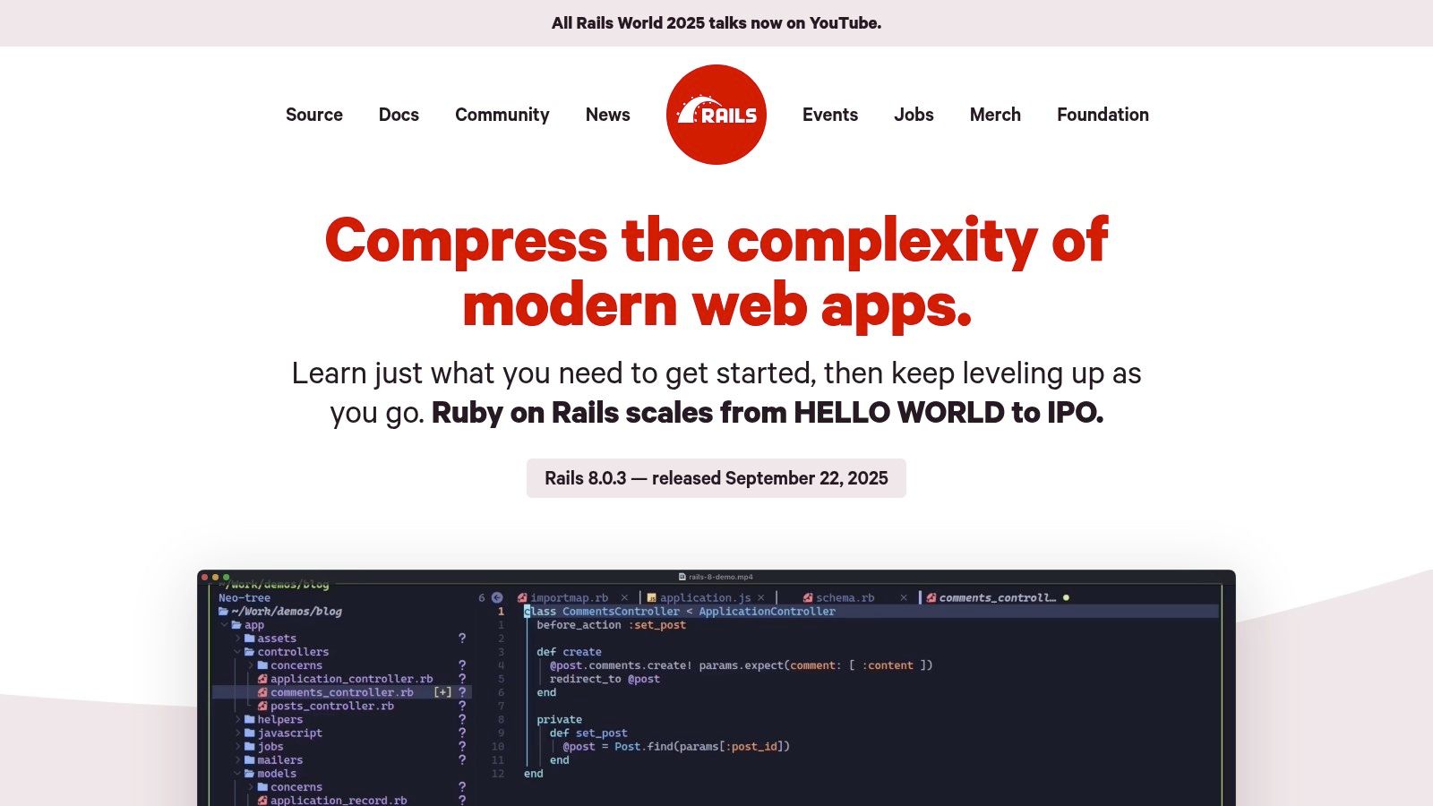Ruby on Rails