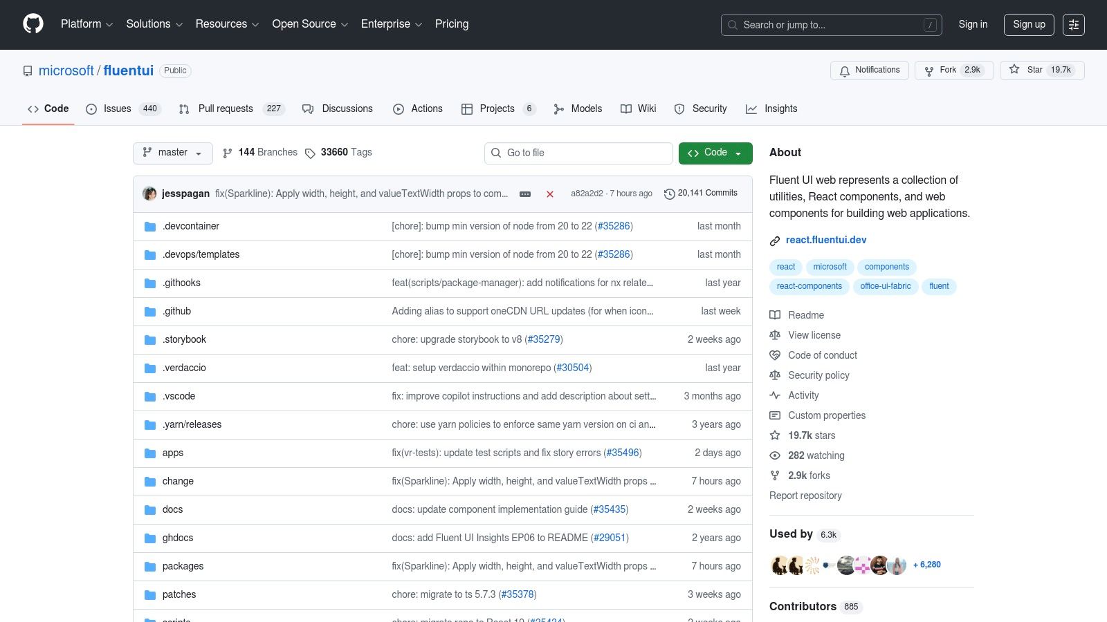 Fluent UI React (Microsoft)