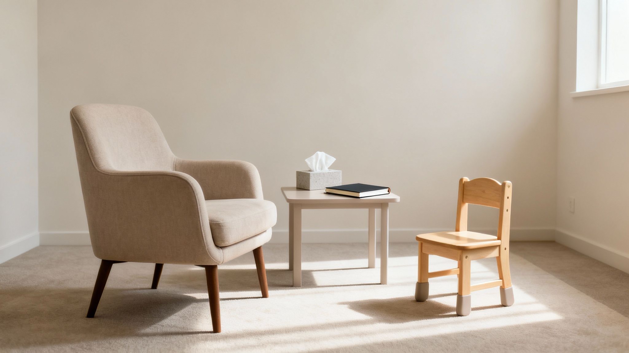 Therapist and client discussing strategies outdoors