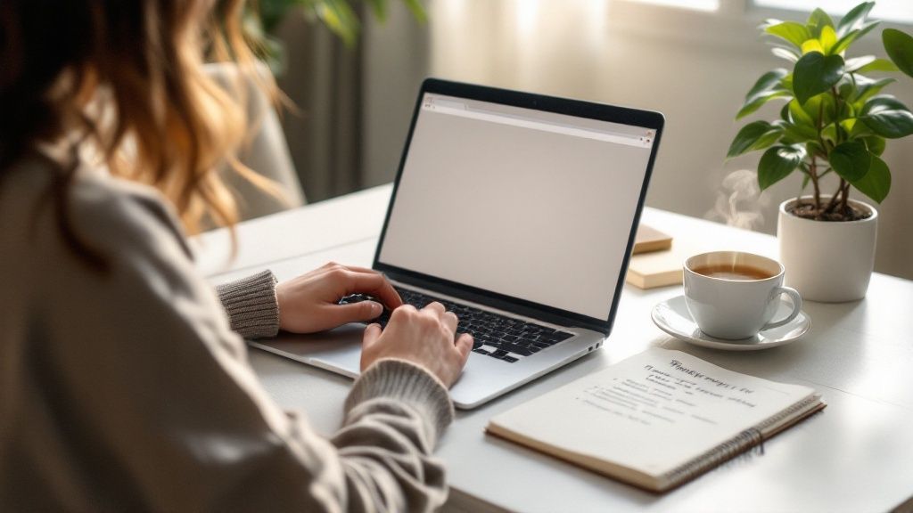 Laptop search - How to find a Therapist - Cheltenham
