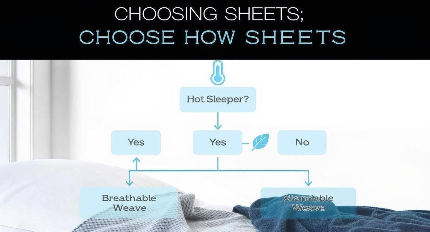 Infographic about best cooling sheets australia