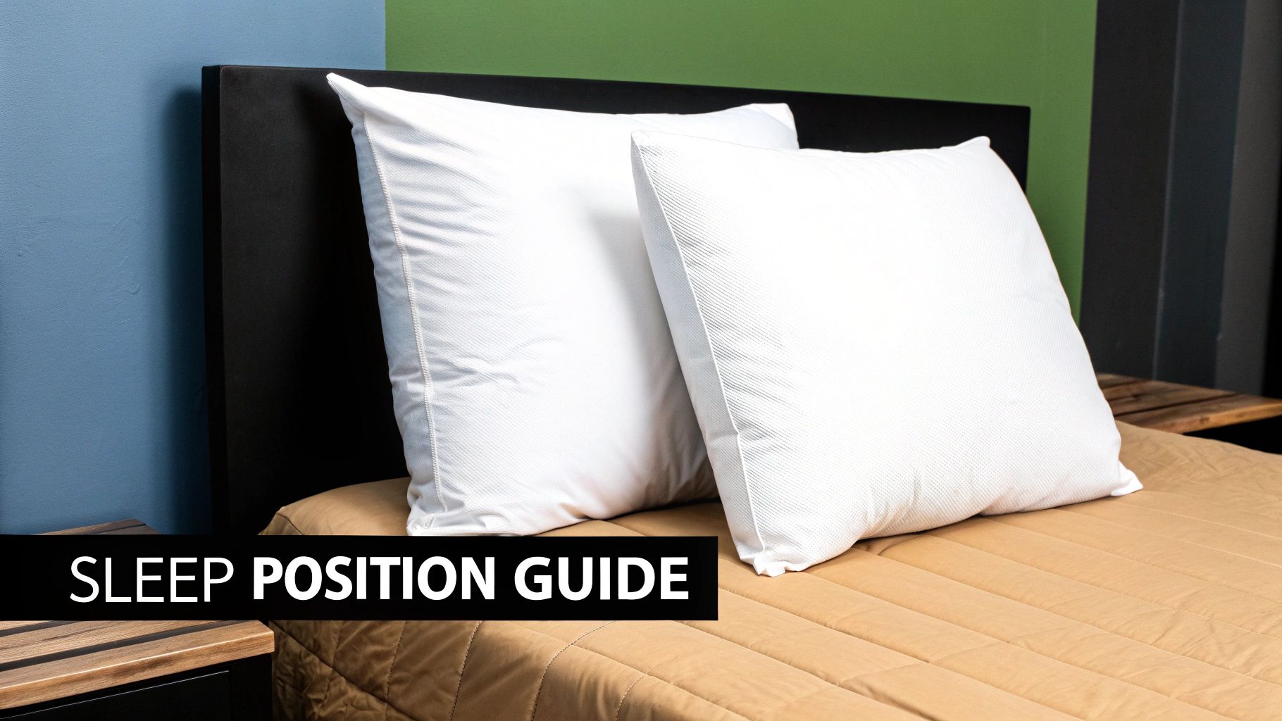 A person sleeping comfortably on their side with a supportive pillow.