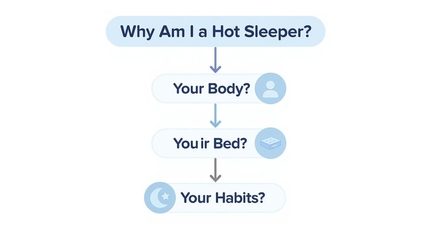 Infographic about hot sleeper