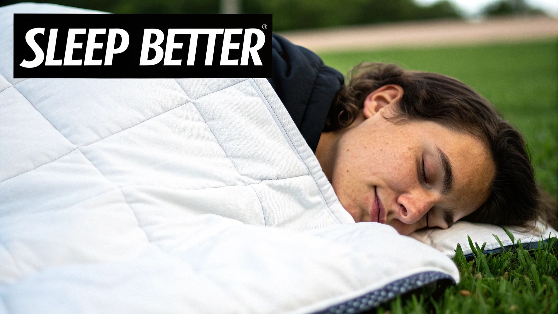 A neatly folded bamboo quilt on a bed, showcasing its soft texture.