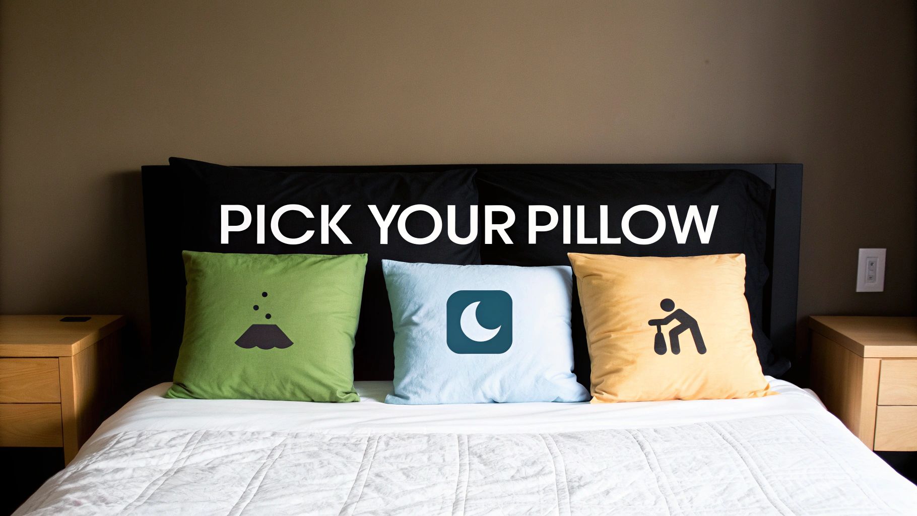 A person sleeping soundly on their side with a supportive pillow.