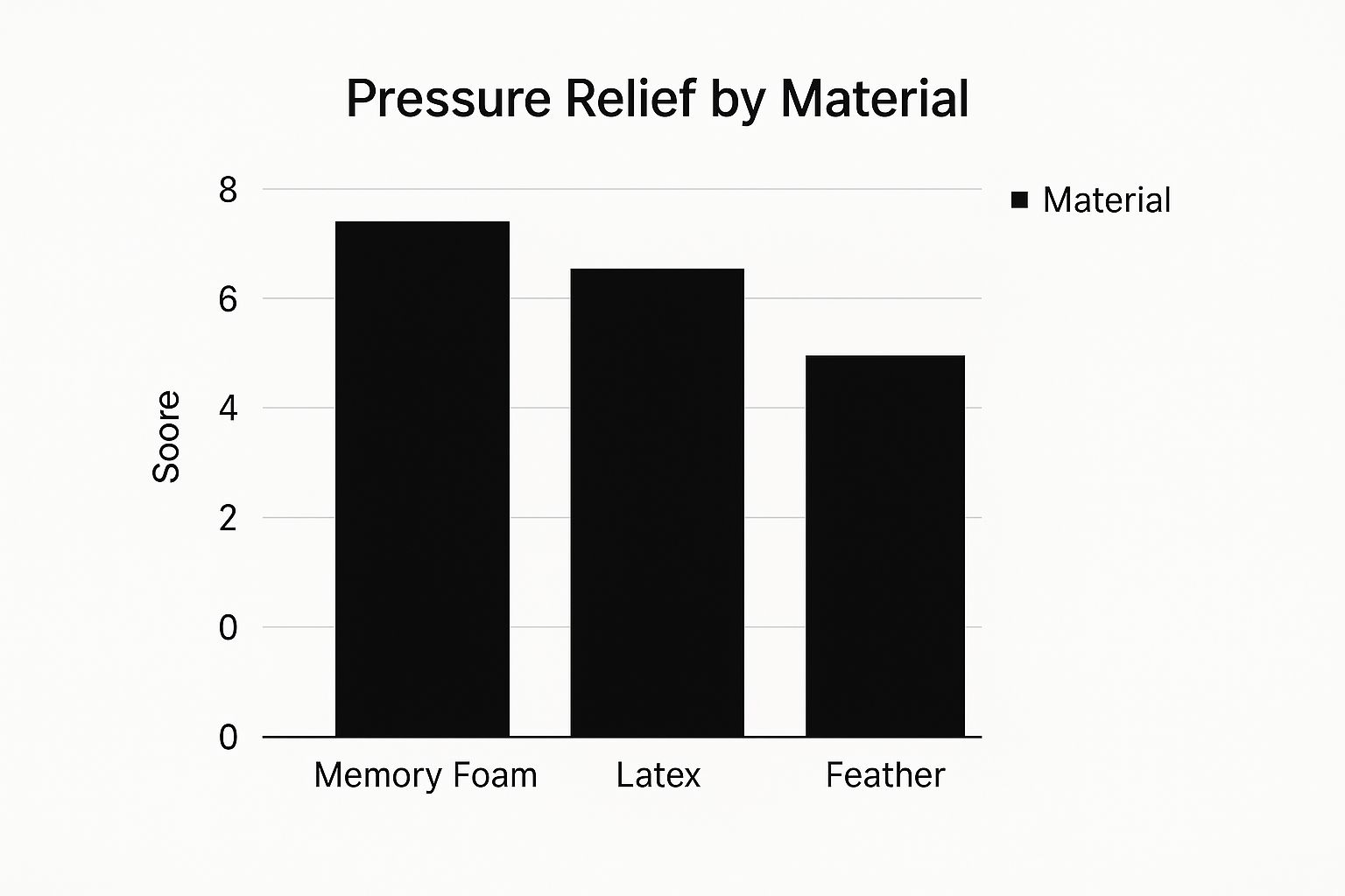 Infographic about best mattress topper for back pain