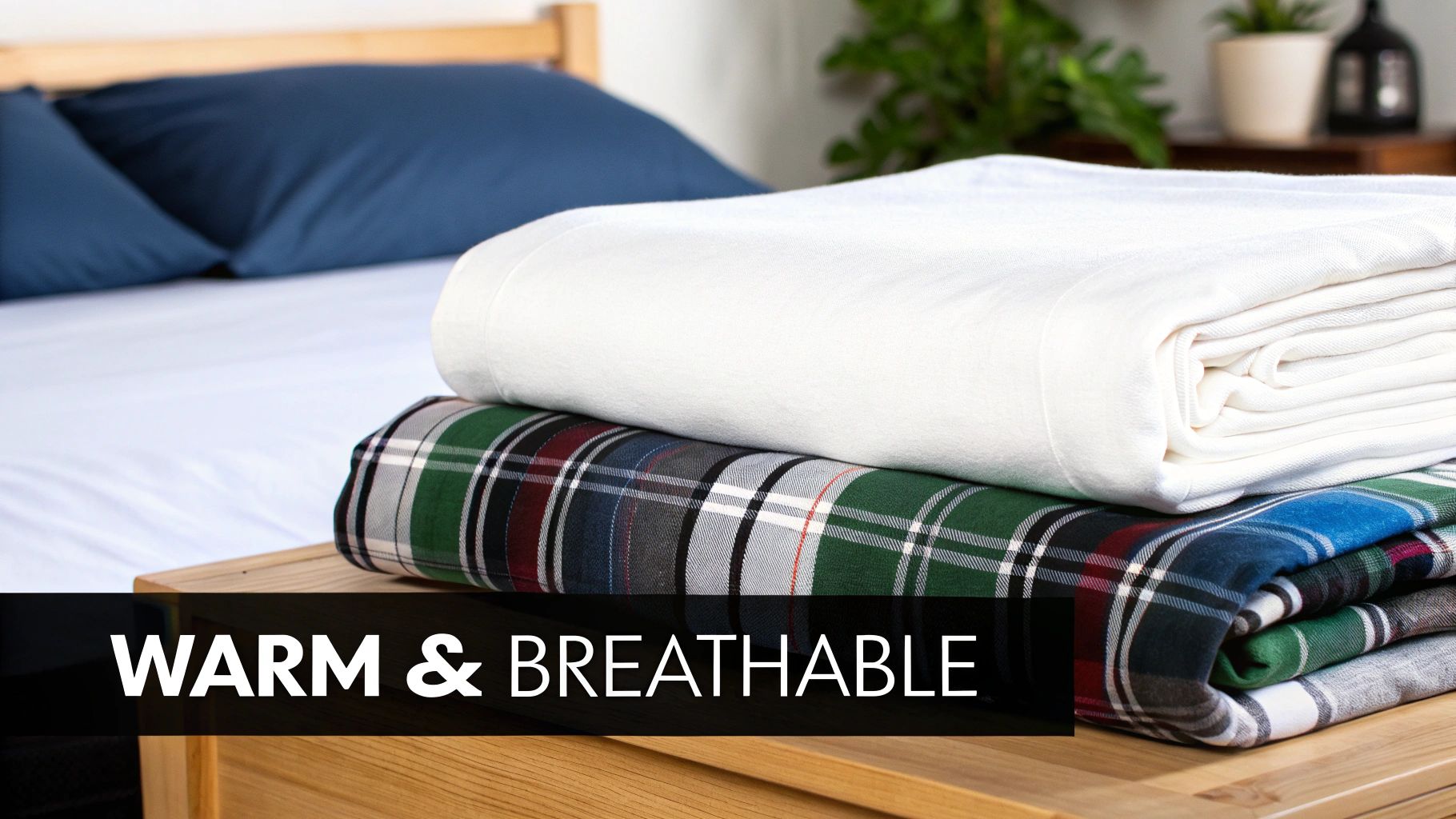 Cozy winter bedsheet