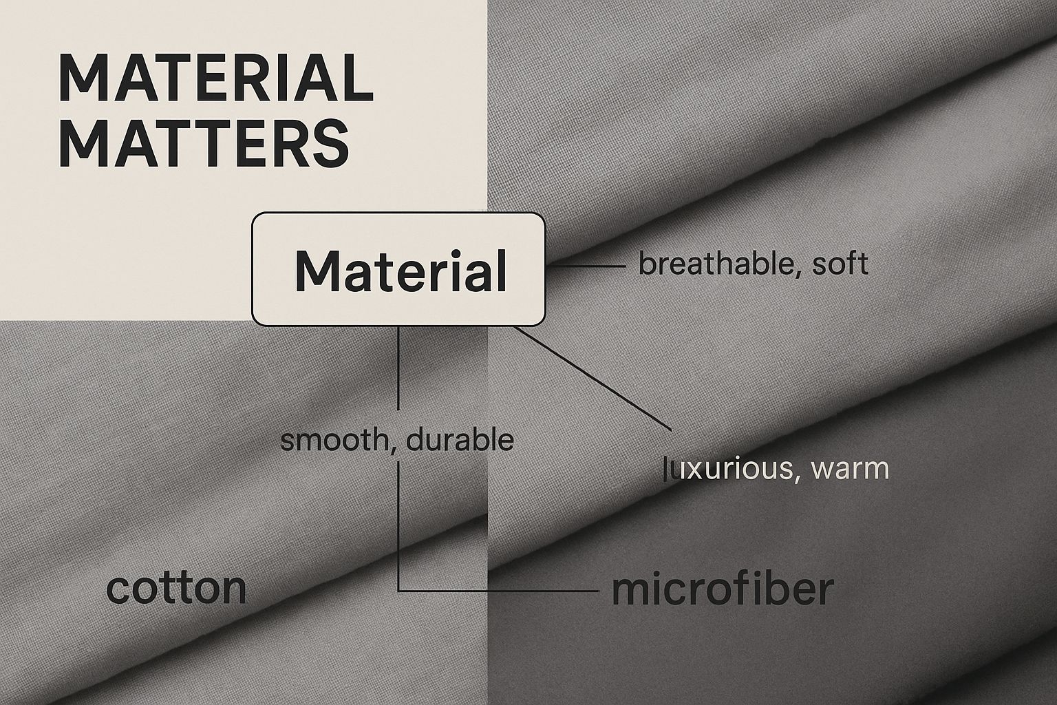 Infographic about gray bedspreads comforters