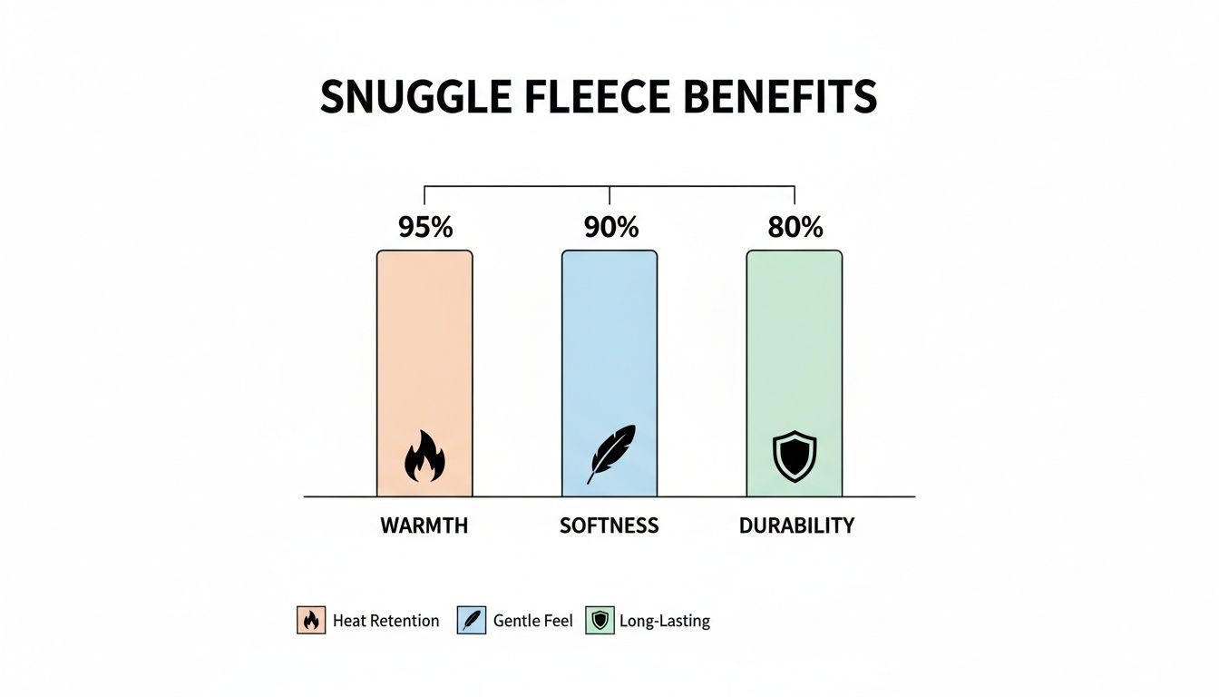 Infographic about snuggle fleece