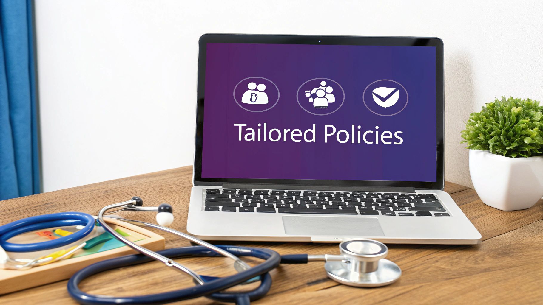 Hands customising documents on a desk