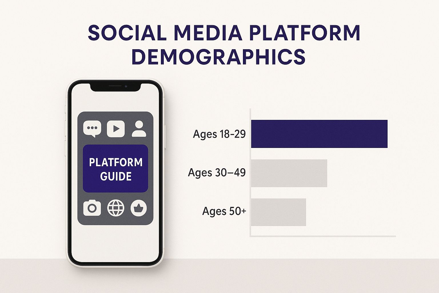 Infographic about social media for recruitment