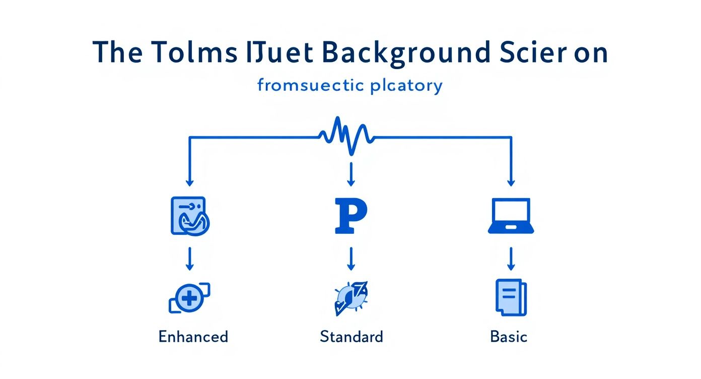 Infographic about criminal background checking