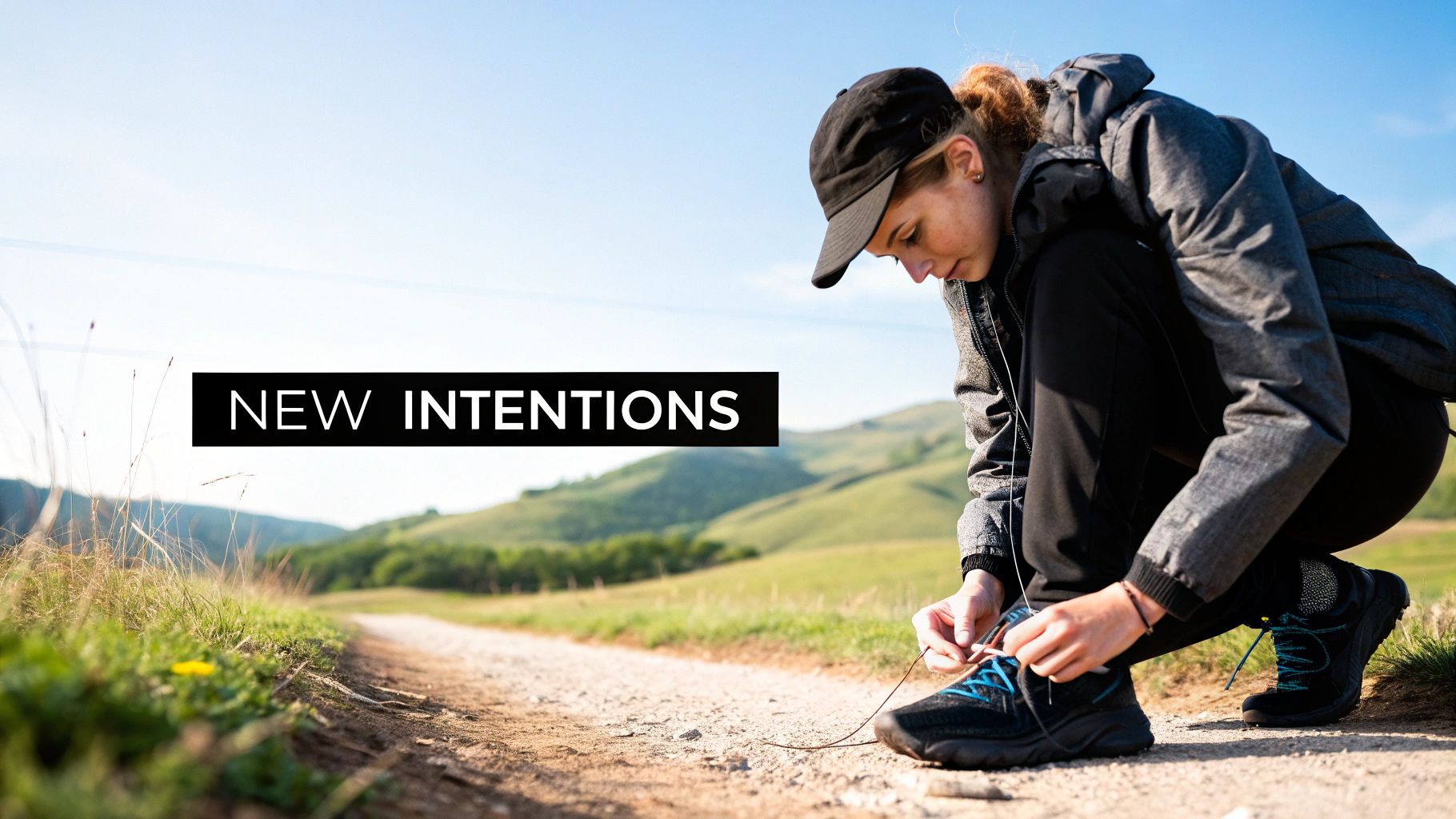 A person looking out at a sunrise, symbolizing a new future