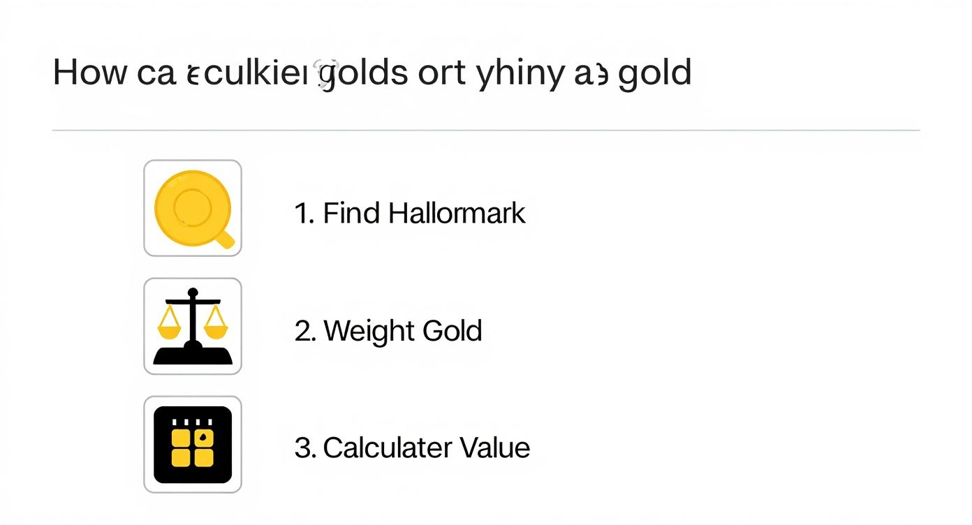 Infographic about best place to sell gold