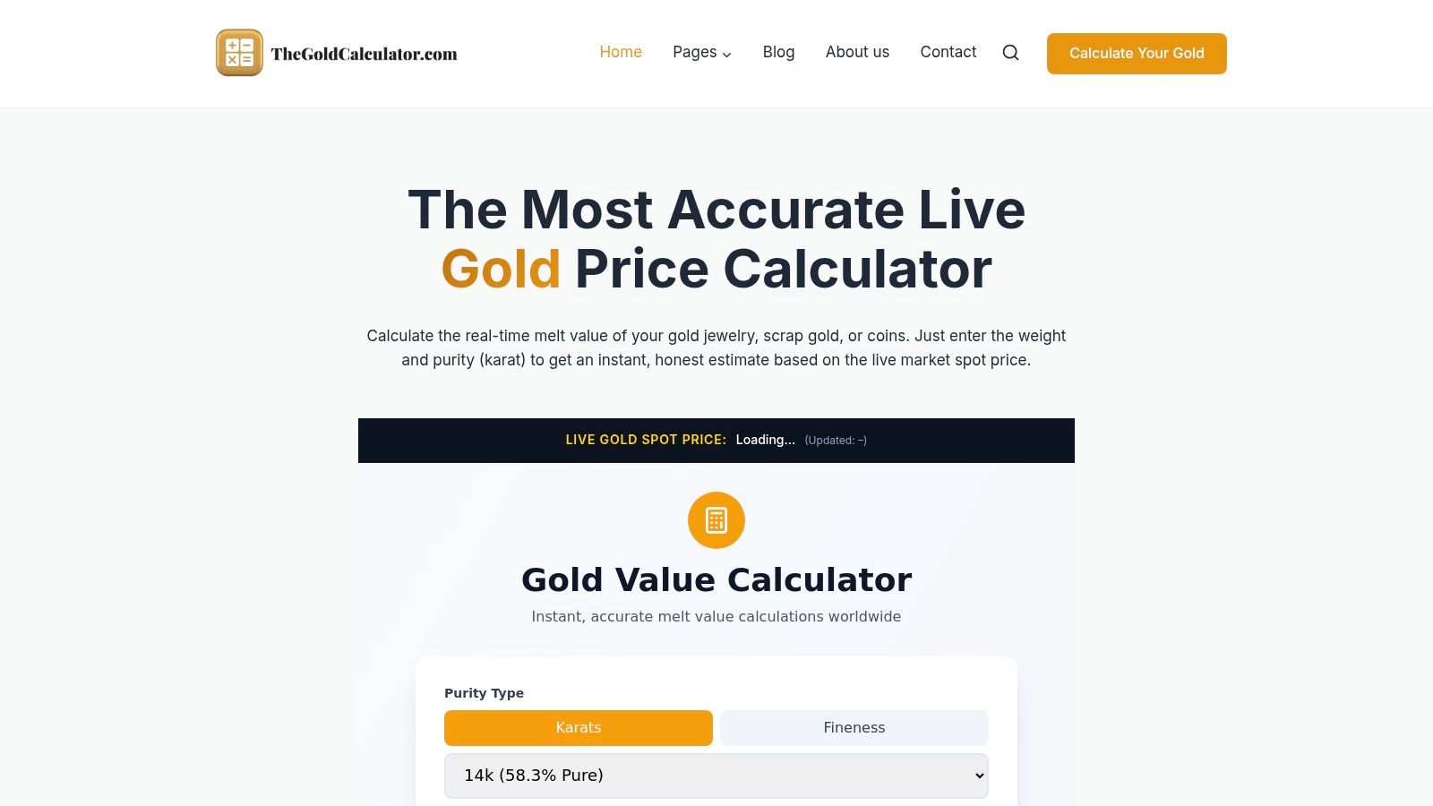 Gold Calculator