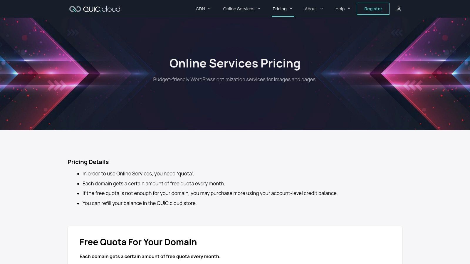 LiteSpeed Cache + QUIC.cloud Image Optimization