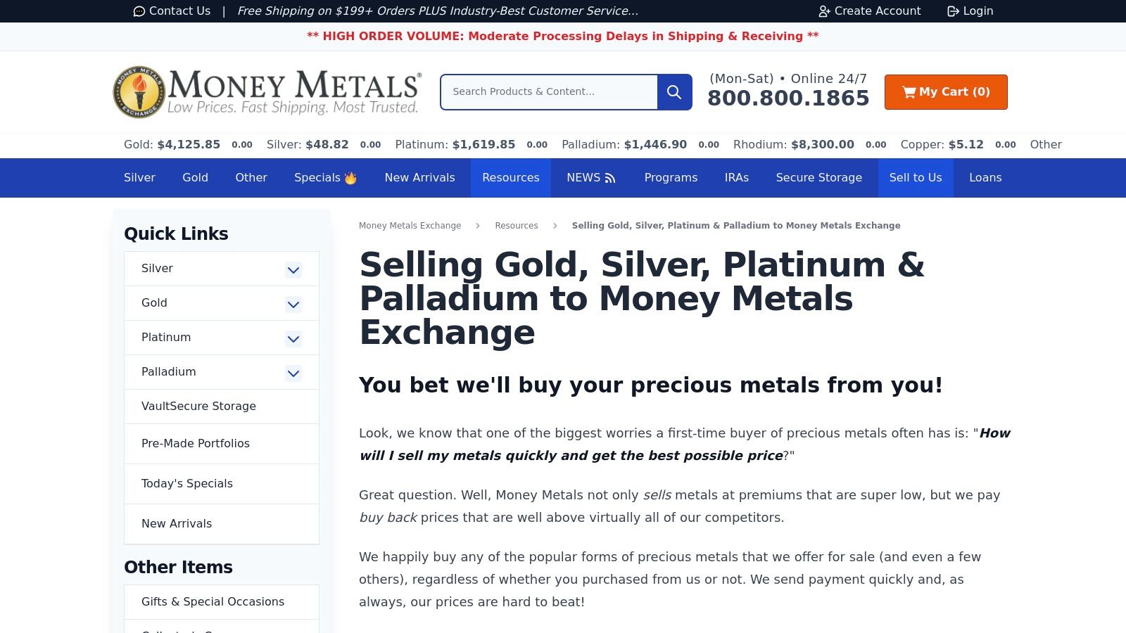 Money Metals Exchange