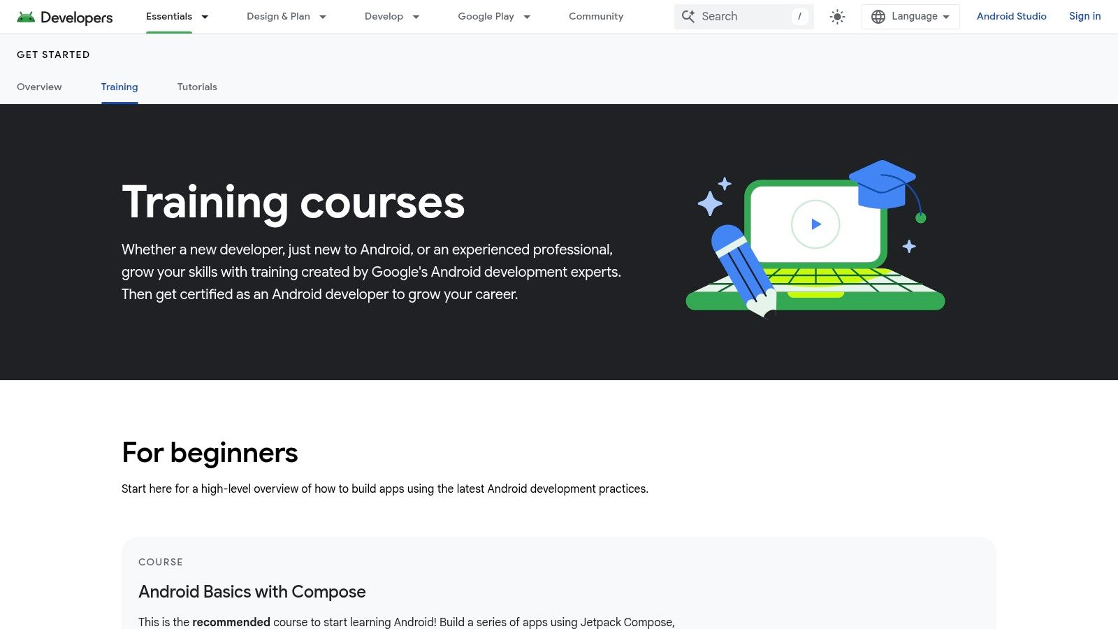 Android Developers – Training ufficiale