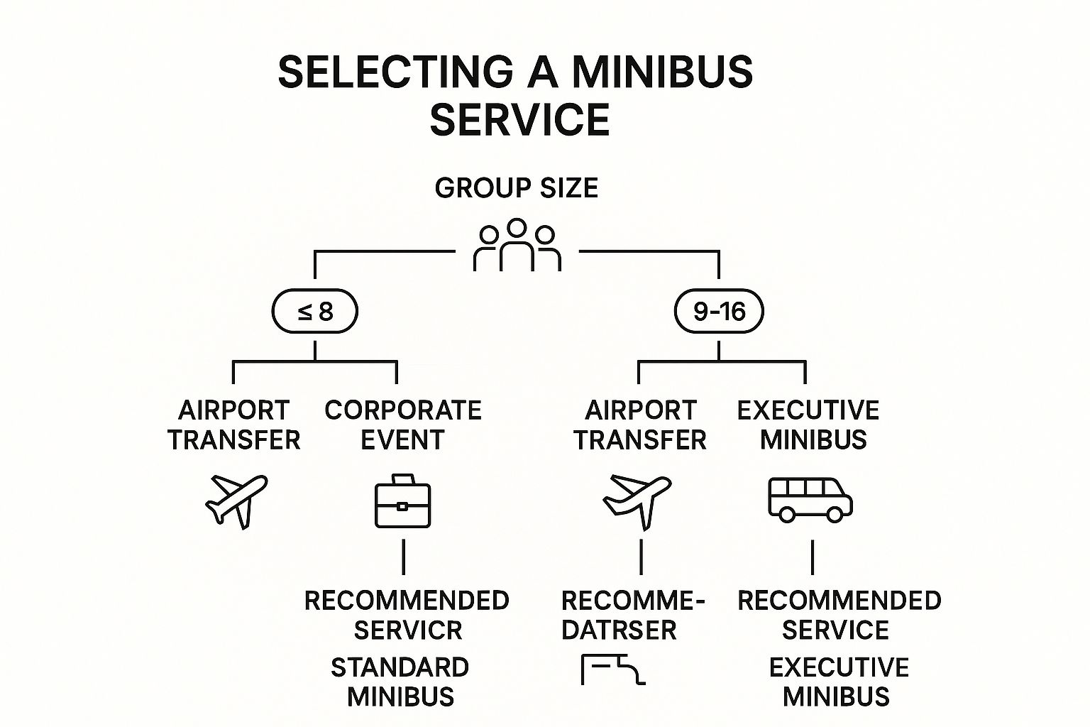 Infographic about minibus and driver hire london