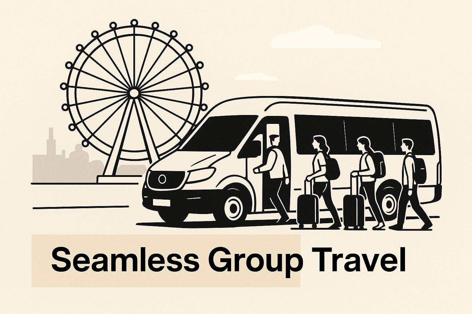 Infographic about minibus in london