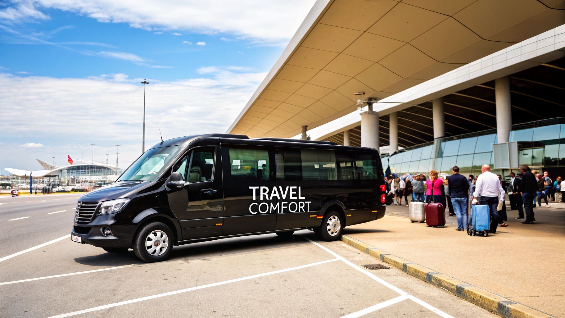 Airport mini bus