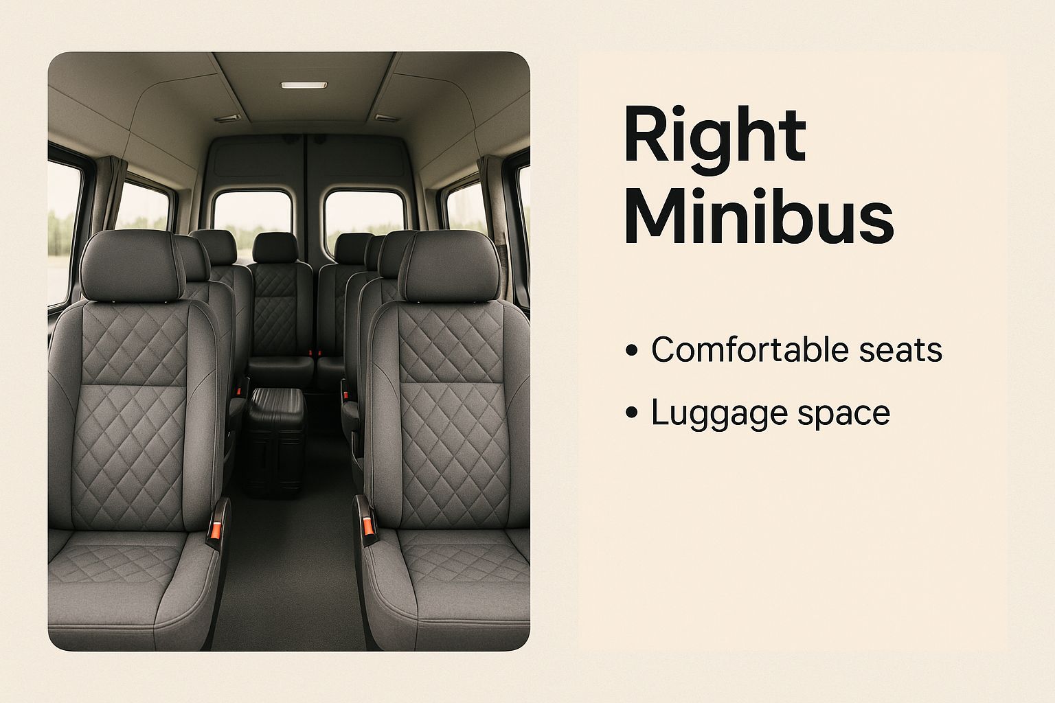 Infographic about minibus london