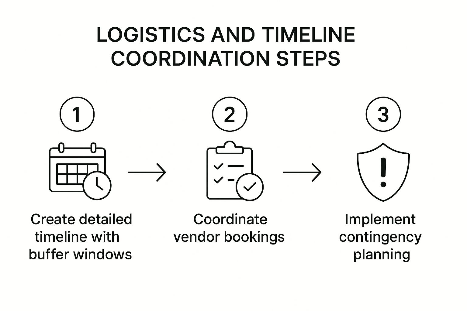 Infographic showing key data about Coordinate Logistics and TImeline