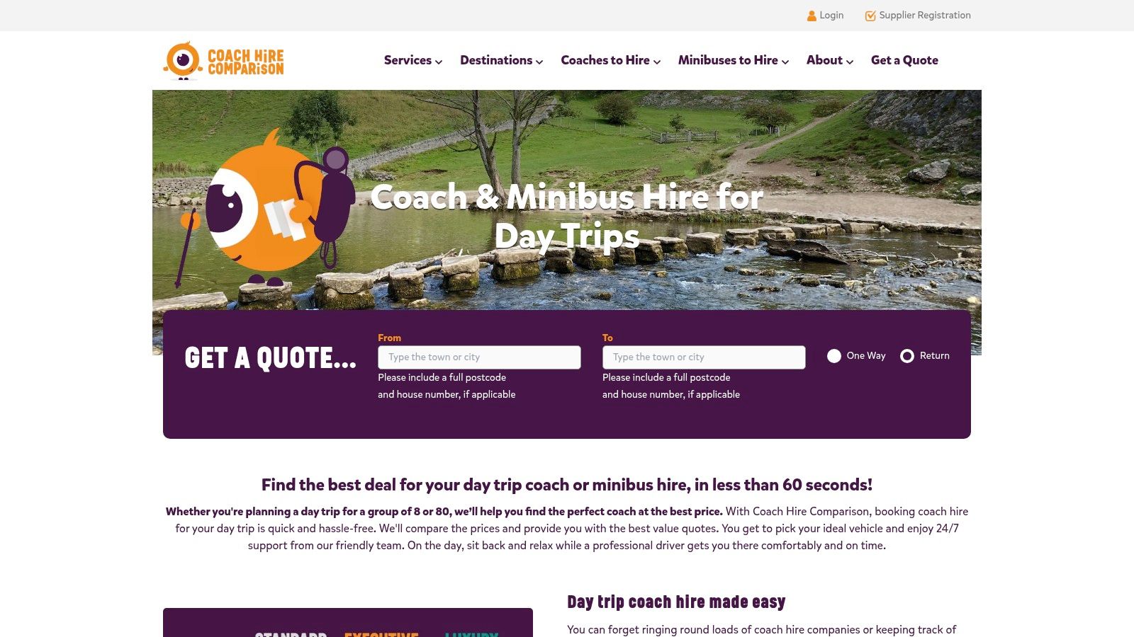 Coach Hire Comparison
