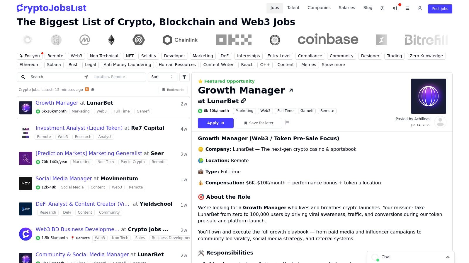 Top 12 Platforms to Find Solidity Dev Jobs in 2025 - The Crypto Recruiters
