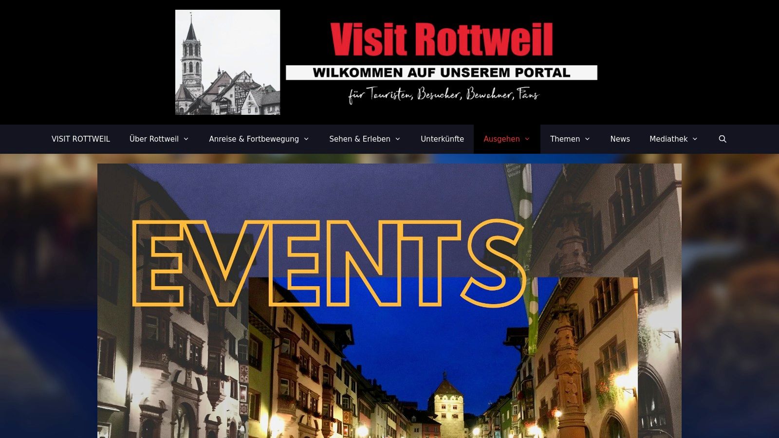VisitRottweil.de – unabhängiger, lokal fokussierter Event‑Guide