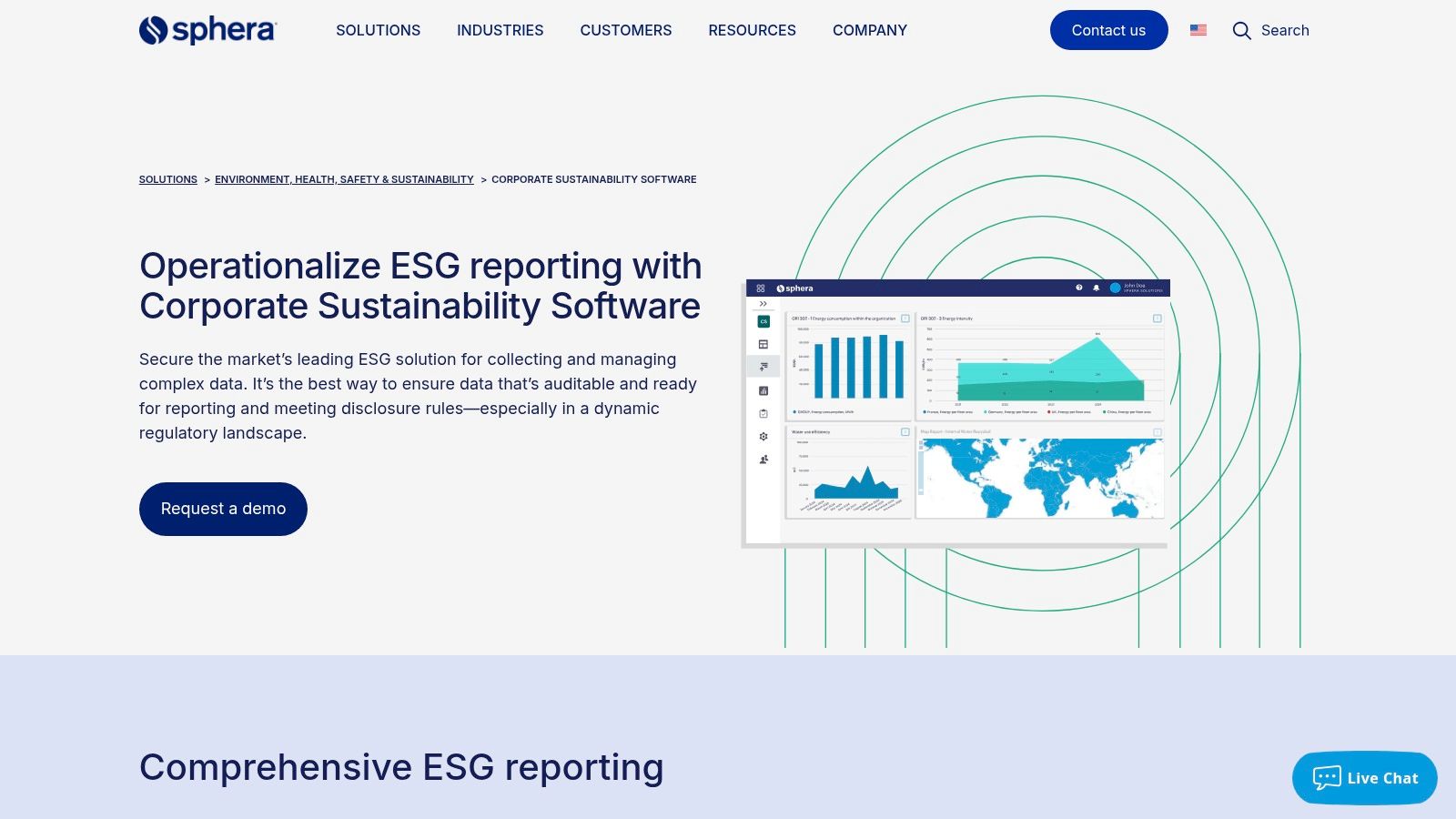Top ESG Reporting Software for 2025 | Optimize Sustainability 2 Sphera Corporate Sustainability