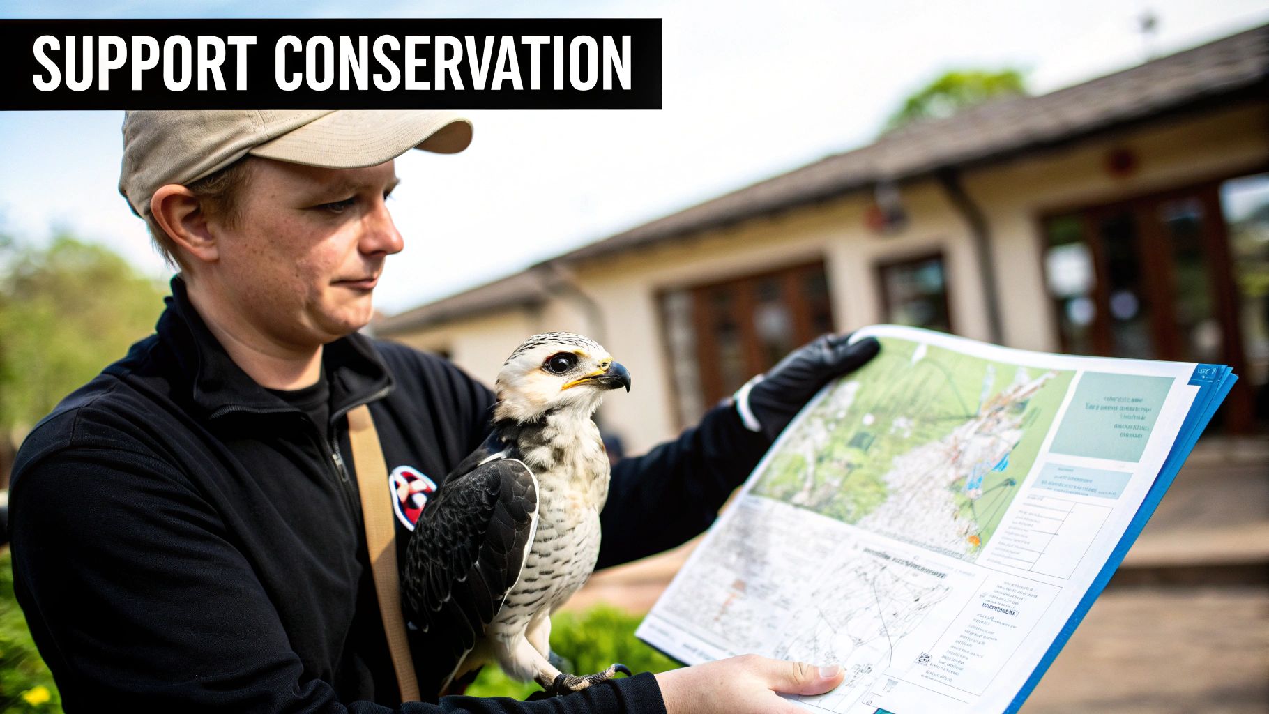 A person feeding a giraffe at a zoo from a high platform
