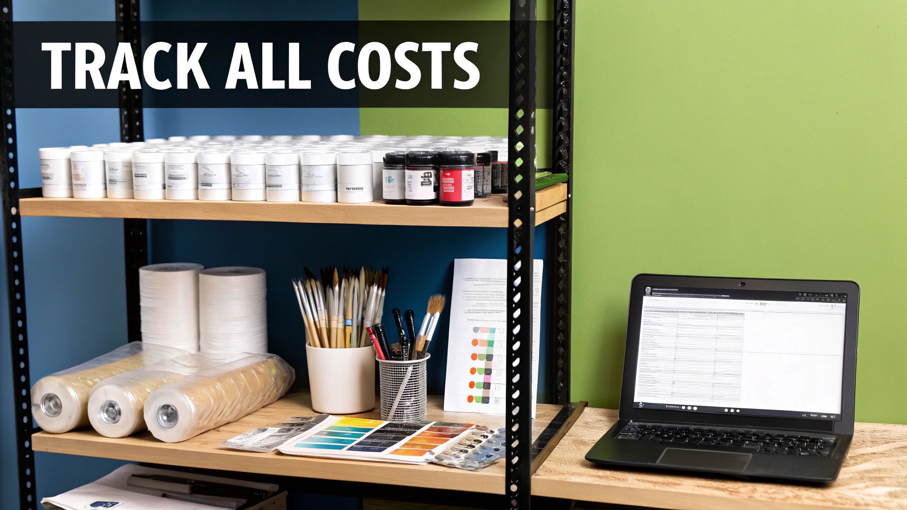 An artist's hands using a compass and pencil to draw on a piece of paper, next to a calculator and laptop, symbolizing the choice between different pricing models.