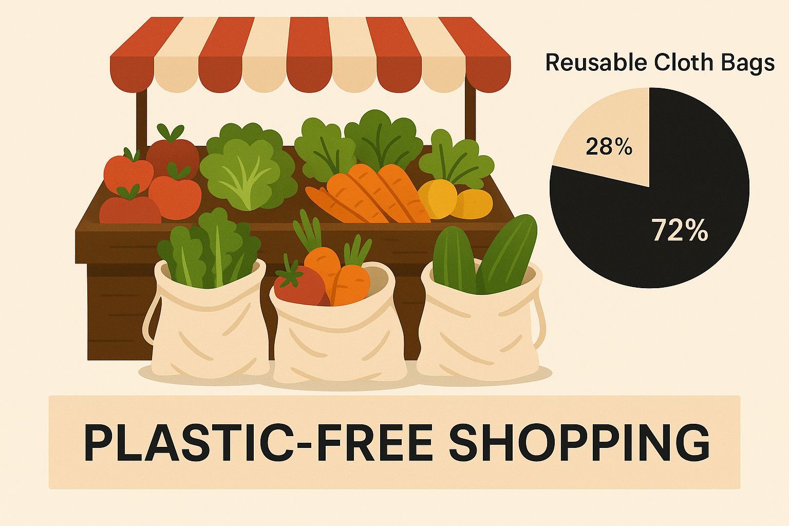 Infographic about how to reduce plastic waste