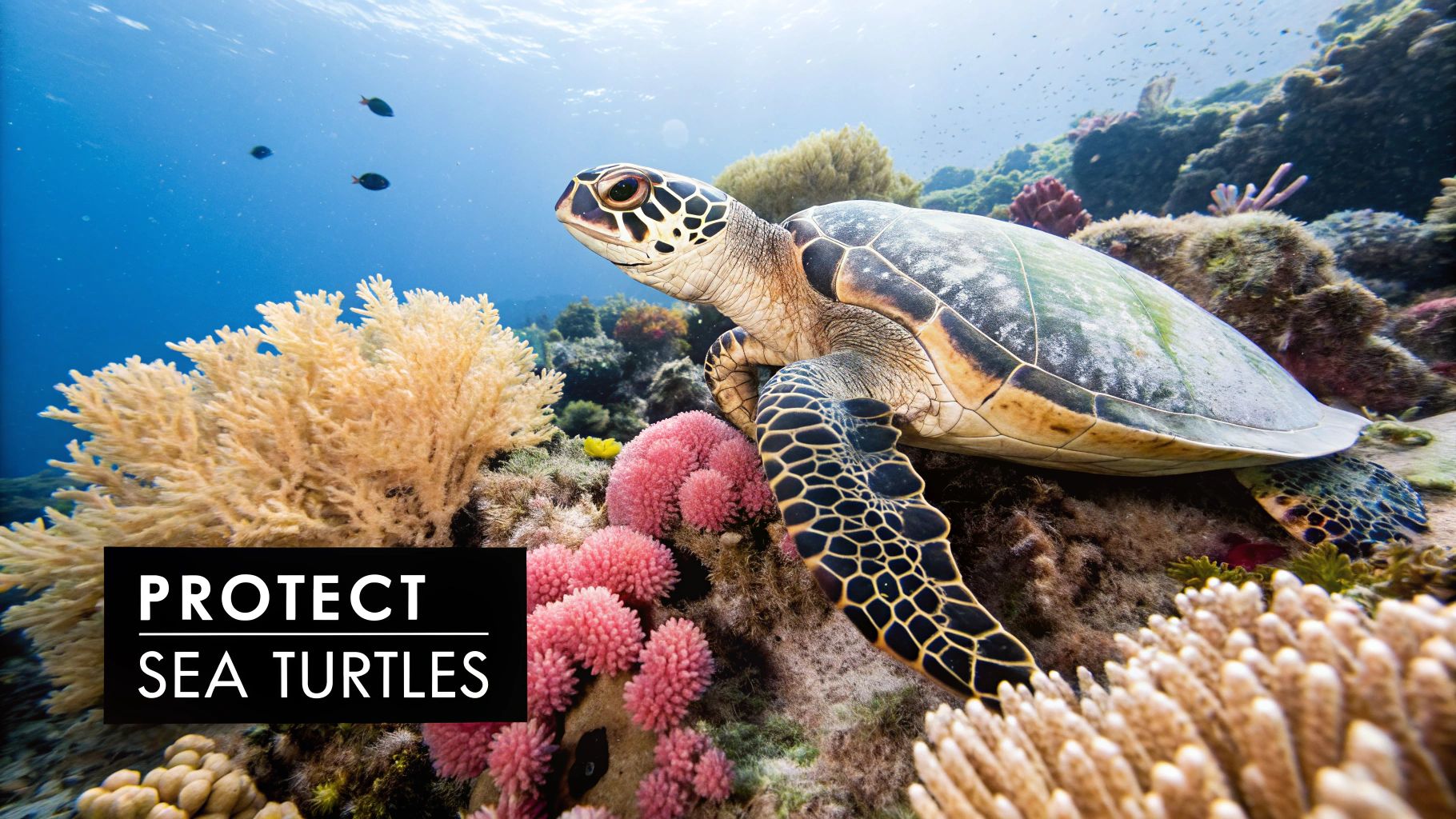 Hawksbill Sea Turtle (Eretmochelys imbricata)