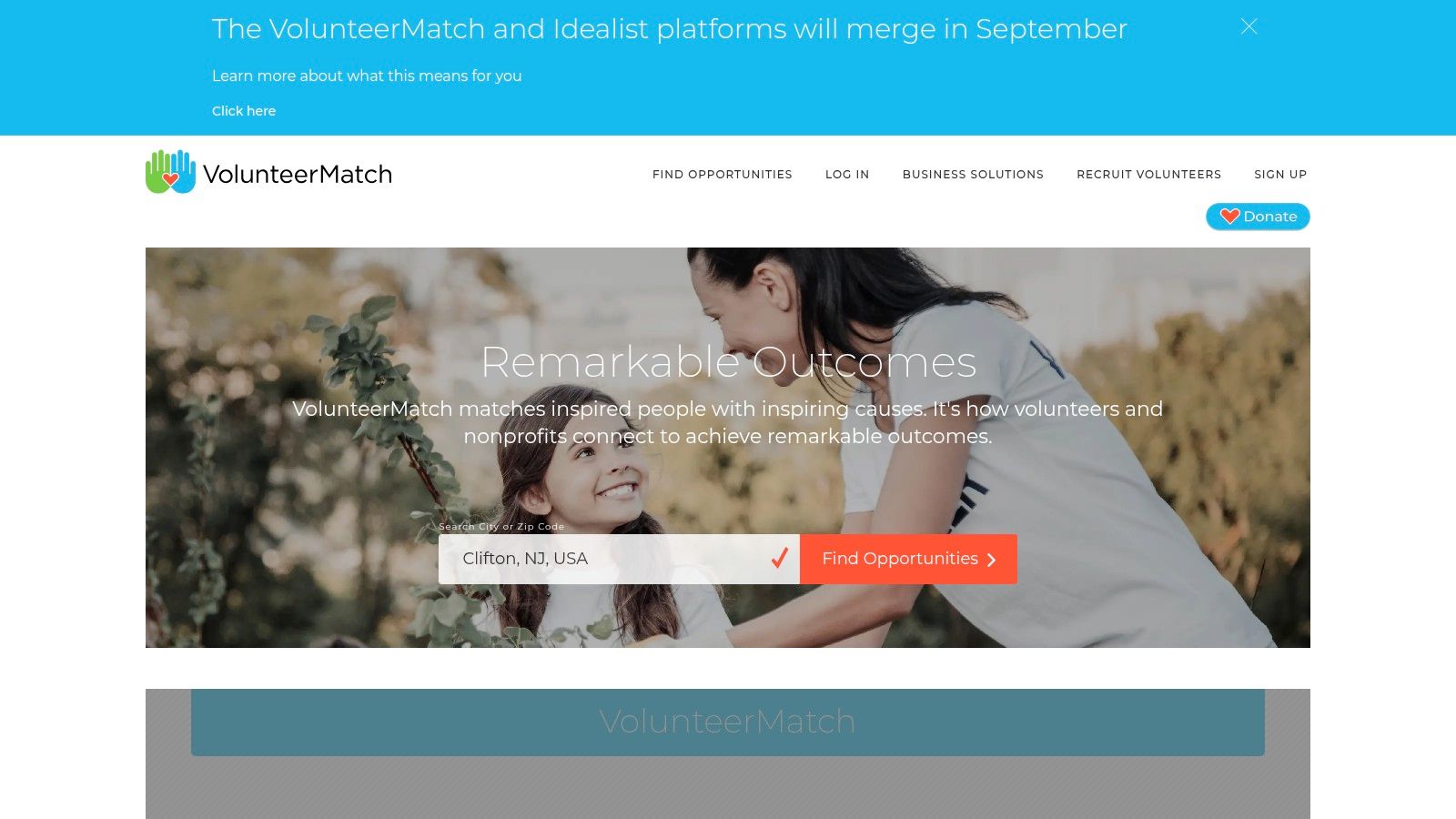 VolunteerMatch – Animals/Wildlife category