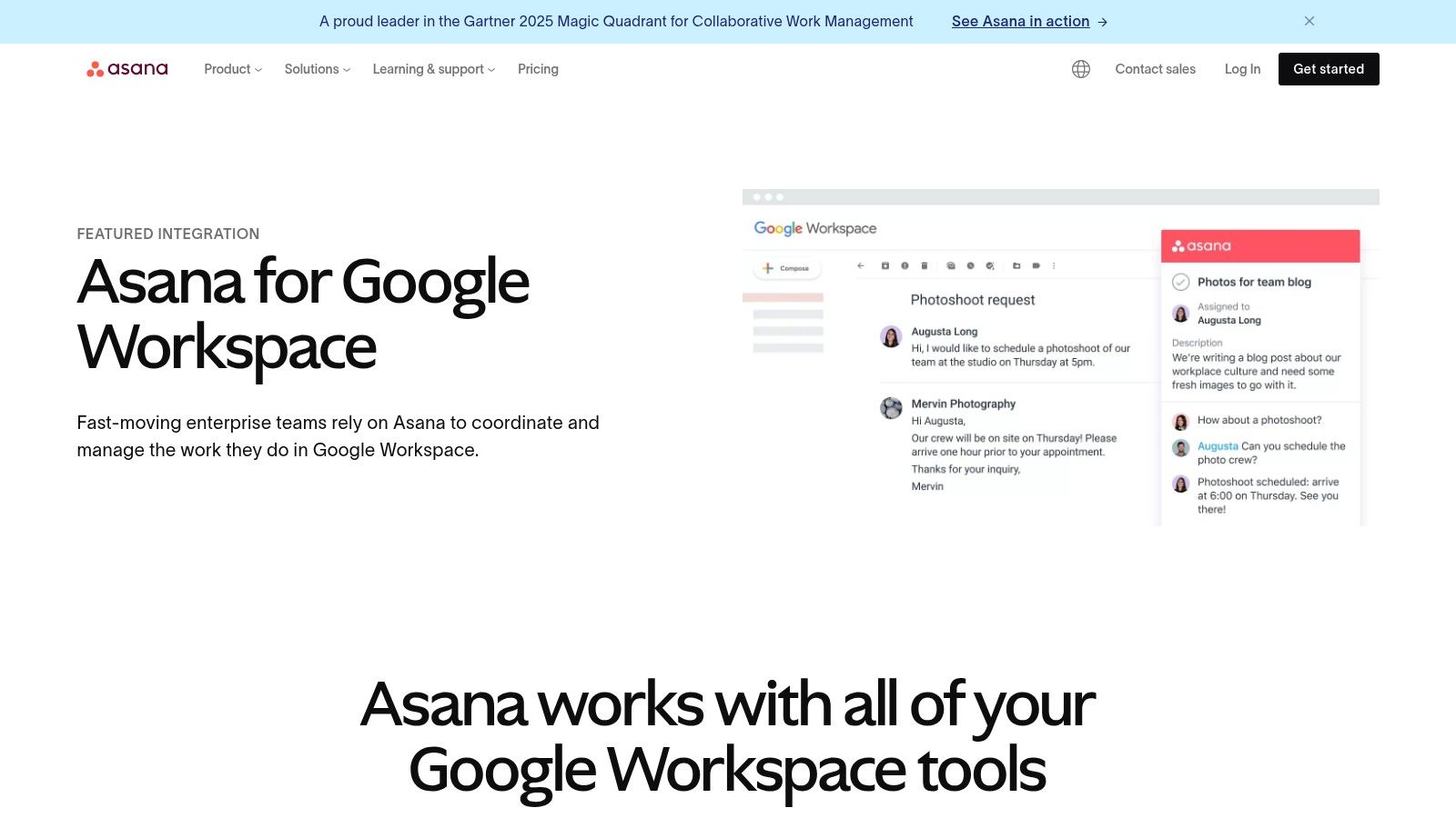 Asana (Google Workspace integration)