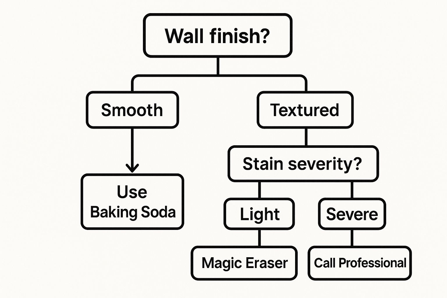 Infographic about how to get crayon off wall